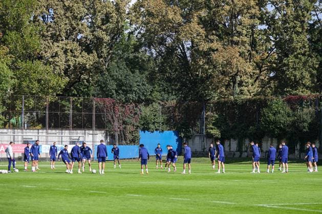 PXL_GNK Dinamo training GNK Dinamo training at Maksimir stadium in Zagreb, Croatia on 01. October 2025 before UEFA Europa league match with Maccabi Tel Aviv FC.  GoranxStanzl PIXSELL