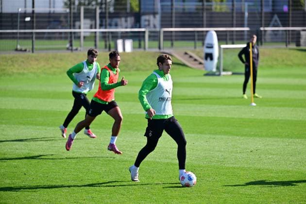 Football, 1st BL, Borussia Mönchengladbach, Training