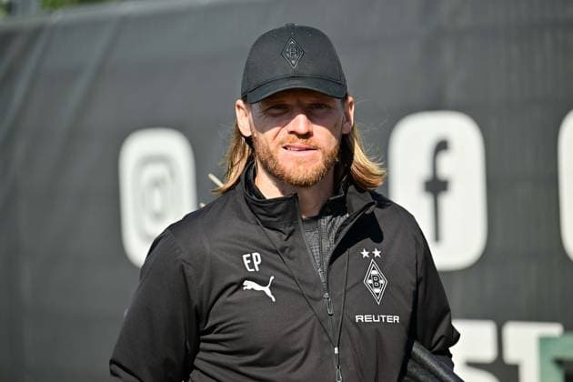 01 10 2025 Moenchengladbach Football, Men, Season 2025 2026, Training Borussia Moenchengladbach Eugen Polanski Interim Coach Gladbach DFL regulations prohibit any use of photographs as image sequences and or quasi video Borussia Park NRW Germany