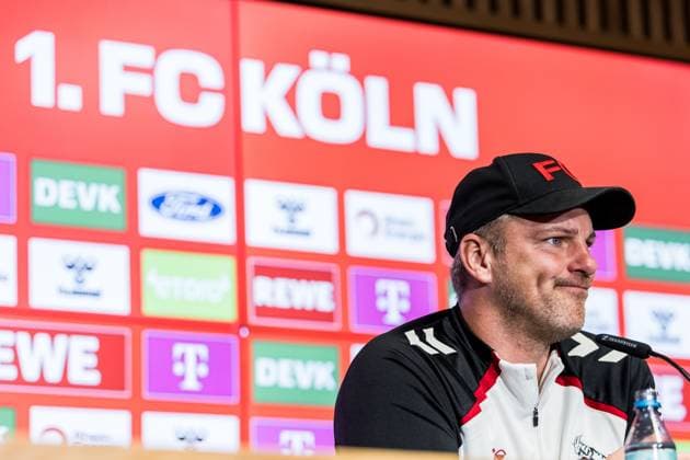 1 FC Köln Press Conference 01 10 2025 Lukas Kwasniok Coach 1 FC Köln Press Conference 1 FC Köln RheinEnergiestadion, 01 10 2025 Copyright: xBEAUTIFULxSPORTS Wunderlx