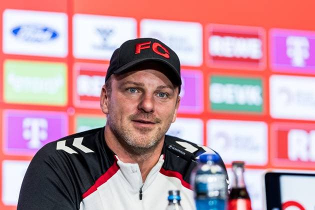 1 FC Köln Press Conference 01 10 2025 Lukas Kwasniok Coach 1 FC Köln Press Conference 1 FC Köln RheinEnergiestadion, 01 10 2025 Copyright: xBEAUTIFULxSPORTS Wunderlx