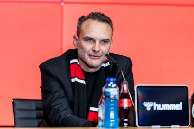 Cologne Cup25 Press Conference 01 10 2025 Holger Kirsch President Viktoria Köln Press Conference Cologne Cup25 RheinEnergiestadion, 01 10 2025 Copyright: xBEAUTIFULxSPORTS Wunderlx