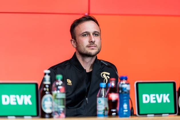 Cologne Cup25 Press Conference 01 10 2025 Niklas Müller Managing Director Fortuna Köln Press Conference Cologne Cup25 RheinEnergiestadion, 01 10 2025 Copyright: xBEAUTIFULxSPORTS Wunderlx