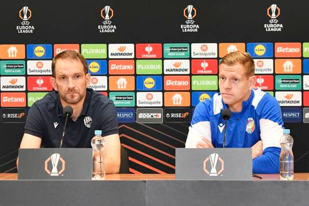 Football, EL, Viktoria Pilsen, Press conference