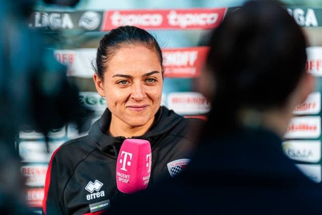 Sabrina Wittmann FC Ingolstadt 04, Head coach in an interview with Magenta Sport GER, SC Verl vs FC Ingolstadt 04, Football, 3 Liga, Matchday 9, Season 2025 2026, 01 10 2025 GER, SC Verl vs FC Ingolstadt 04, Football, 3 Liga, Matchday 9, Season 2025 2026, 01 10 2025 Verl Copyright: xEibner-Pressefoto JanxRollingerx EP_JSK