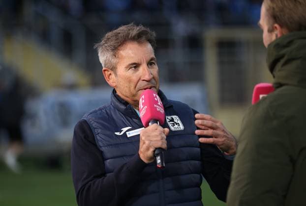 Football, Men, 3 Liga, Season 2025 2026, TSV 1860 München FC Viktoria Köln, Grünwalder Stadion Gernot Mang, President TSV 1860 München interviewed by Magenta Sport