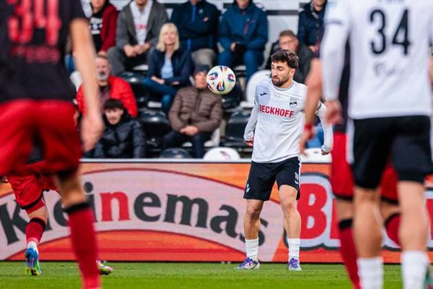 Berkan Taz SC Verl, 10 GER, SC Verl vs FC Ingolstadt 04, Football, 3 Liga, Matchday 9, Season 2025 2026, 01 10 2025 GER, SC Verl vs FC Ingolstadt 04, Football, 3 Liga, Matchday 9, Season 2025 2026, 01 10 2025 Verl Copyright: xEibner-Pressefoto JanxRollingerx EP_JSK