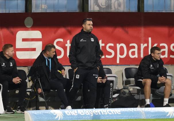 Stunned 1860 Munichs interim coach Alper KAYABUNAR after conceding 0 2 Football 1860 Cologne 3 Football League, TSV 1860 Munich FC Viktoria Cologne, Matchday 9, Season 2025 2026, on 1 10 2025 in Munich, S T A D I O N A N D E R G R U E N W A L D E R S T R A S S E, Germany Source Copyright Credit Oryk HAIST xFUSSBALL-1860-KOELNx
