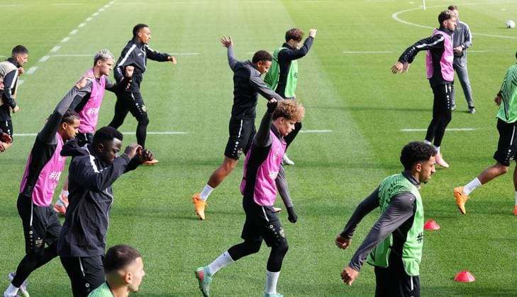 01 10 2025, Germany, Stuttgart, Football UEFA Europa League, Season 2025 2026, VfB Stuttgart Training,