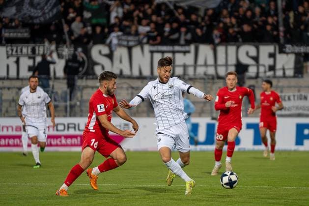 Football, RL Südwest, SG Sonnenhof Großaspach - SV Sandhausen