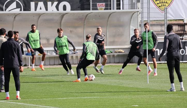 01 10 2025, Germany, Stuttgart, Football UEFA Europa League, Season 2025 2026, VfB Stuttgart Training,