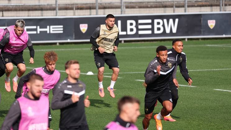 Football, EL, VfB Stuttgart, Training