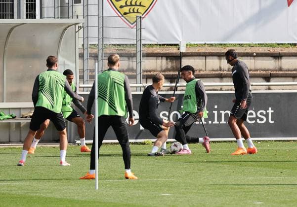 01 10 2025, Germany, Stuttgart, Football UEFA Europa League, Season 2025 2026, VfB Stuttgart Training,