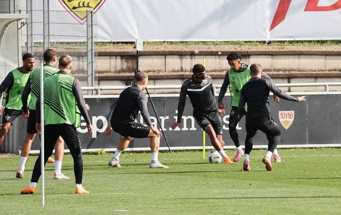 01 10 2025, Germany, Stuttgart, Football UEFA Europa League, Season 2025 2026, VfB Stuttgart Training,