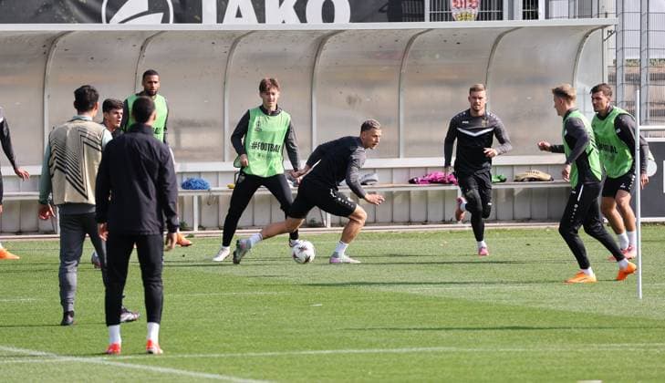 01 10 2025, Germany, Stuttgart, Football UEFA Europa League, Season 2025 2026, VfB Stuttgart Training,