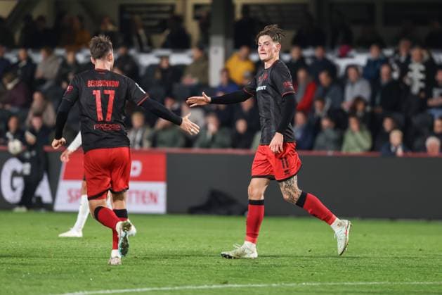 3 Liga SC Verl FC Ingolstadt 04 Goal Cheer Goal Equalizer 1 1 Frederik Christensen 11, FCI Max Besuschkow 17, FCI 3 Liga FC Ingolstadt 04 Season 2025 2026 SC Verl