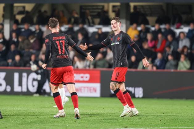 3 Liga SC Verl FC Ingolstadt 04 Goal Cheer Goal Equalizer 1 1 Frederik Christensen 11, FCI Max Besuschkow 17, FCI 3 Liga FC Ingolstadt 04 Season 2025 2026 SC Verl