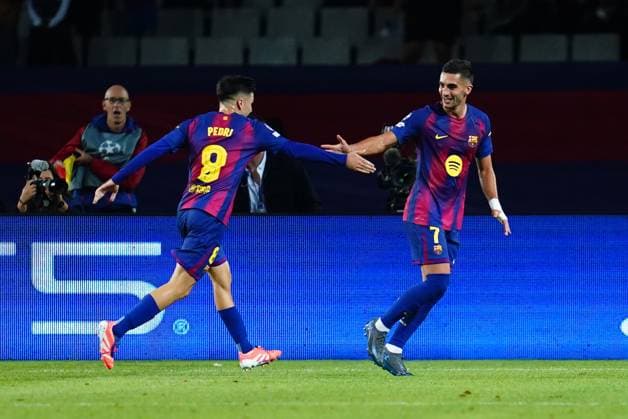UEFA Champions League match, between FC Barcelona, Barca and Paris Saint Germain PSG, Lluis Companys Stadium on October 1, 2025 in Barcelona, Spain. (Photo by Bagu Blanco PRESSIN).. Copyright: xBaguxBlancox xPRESSINx