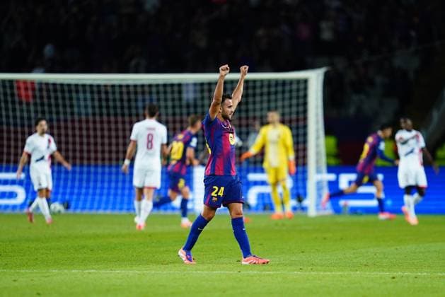 UEFA Champions League match, between FC Barcelona, Barca and Paris Saint Germain PSG, Lluis Companys Stadium on October 1, 2025 in Barcelona, Spain. (Photo by Bagu Blanco PRESSIN).. Copyright: xBaguxBlancox xPRESSINx