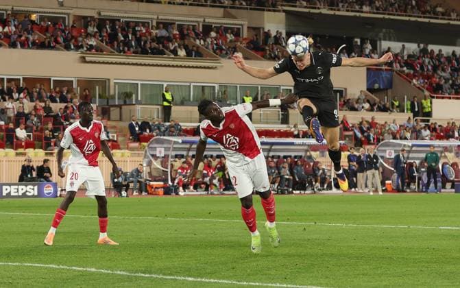 Erling Haaland of Manchester City scores a goal to make the score 1-2 Monaco v Manchester City, UEFA Champions League, Group Stage, Football, Stade Louis II, Monaco - 01 Oct 2025Monaco Stade Louis II Monaco EDITORIAL USE ONLY No use with unauthorised audio, video, data, fixture lists, club league logos or live services. Online in-match use limited to 120 images, no video emulation. No use in betting, games or single club league player publications. Copyright: xKieranxMcManus Shutterstockx 15504051ar