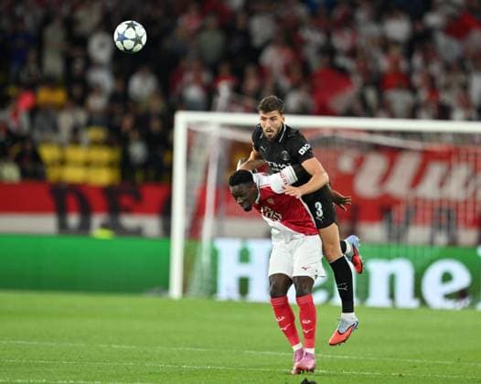 Monaco v Manchester City - UEFA Champions League MONACO, MONACO - OCTOBER 01: Ruben Dias (3) of Manchester City in action during the UEFA Champions League week 2 match between Monaco and Manchester City at Stade Louis II in Monaco, Monaco on October 01, 2025. Mustafa Yalcin Anadolu Monaco Monaco. Editorial use only. Please get in touch for any other usage.  Copyright: x2025xAnadoluxMustafaxYalcinx