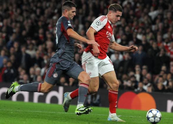 Footall - 2025 2026 UEFA Champions League - league Stage - matchday 2 8 - Arsenal v Olympiakos - Emirates Stadium - Wednesday 1st October 2025 Viktor Gyokeres of Arsenal 
