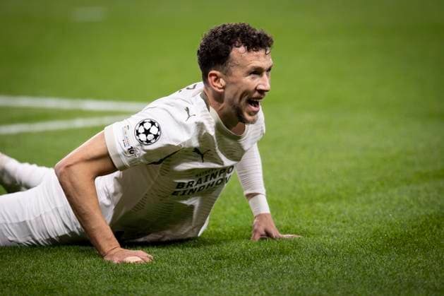 UEFA Champions League, Bayer 04 Leverkusen PSV Eindhoven 01 10 2025 Ivan Perisic PSV Eindhoven, 5 annoyed at a missed opportunity UEFA Champions League, Bayer 04 Leverkusen PSV Eindhoven, matchday 2 on 01 10 2025 at the BayArena in Leverkusen Copyright: xBEAUTIFULxSPORTS AxelxKohringx