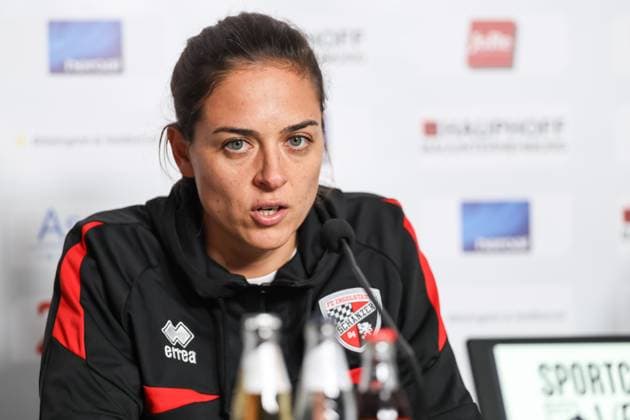 3 Liga SC Verl FC Ingolstadt 04 Press conference Head coach Sabrina Wittmann FCI Interview 3 Liga FC Ingolstadt 04 Season 2025 2026 SC Verl