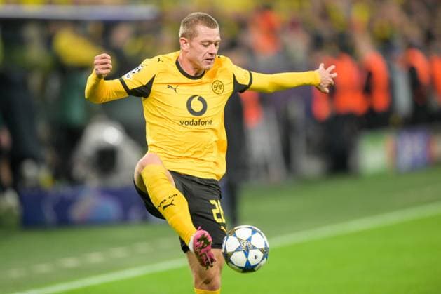 Soccer, Champions League, 20251001, BV Borussia Dortmund Athletic Bilbao In the picture Julian RYERSON Dortmund, 26 Dortmund Signal Iduna Park North Rhine-Westphalia Germany Copyright: Passion2Press MarkusxFischerx