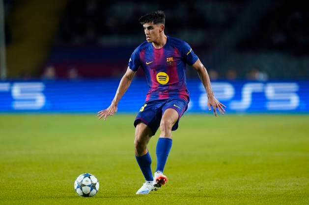 ESP: FC Barcelona, Barca v Paris Saint Germain. UEFA Champions League. Matchday 2. Gerard Martin of FC Barcelona during the UEFA Champions League match, between FC Barcelona and Paris Saint Germain PSG, Lluis Companys Stadium on October 1, 2025 in Barcelona, Spain. kpng Copyright: xSergioxRuizx xPRESSINx PS_2501001_BAR_PSG_2526_013