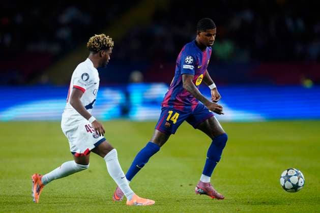 ESP: FC Barcelona, Barca v Paris Saint Germain. UEFA Champions League. Matchday 2. Marcus Rashford of FC Barcelona during the UEFA Champions League match, between FC Barcelona and Paris Saint Germain PSG, Lluis Companys Stadium on October 1, 2025 in Barcelona, Spain. kpng Copyright: xSergioxRuizx xPRESSINx PS_2501001_BAR_PSG_2526_014