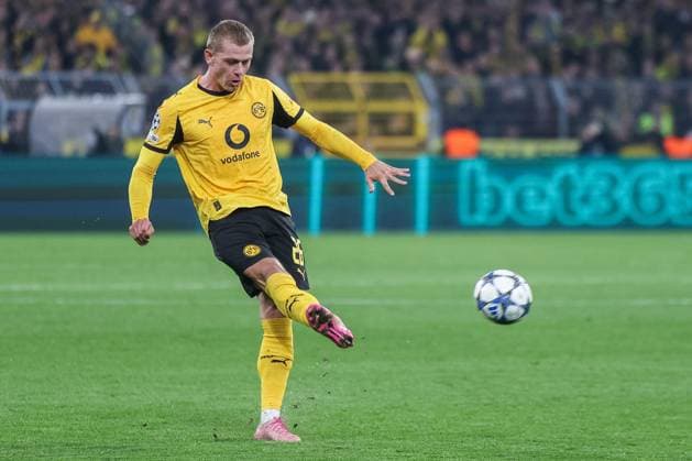Soccer UEFA Champions League 2 Matchday Borussia Dortmund Athletic Bilbao on 01 10 2025 at Signal Iduna Park in Dortmund Julian Ryerson Dortmund xJRx