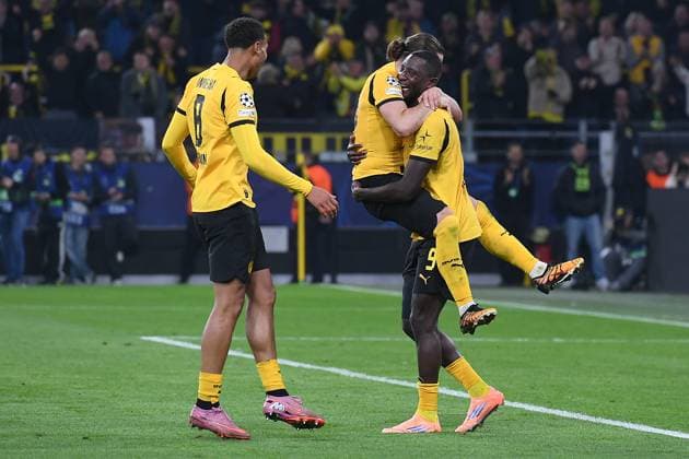 Soccer UEFA Champions League matchday 2 Borussia Dortmund Athletic Bilbao on 01 10 2025 at Signal Iduna Park in Dortmund Goal celebration for 3 1 by Serhou Guirassy Dortmund xRx