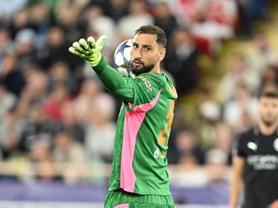 Monaco v Manchester City - UEFA Champions League MONACO, MONACO - OCTOBER 01 : Gianluigi Donnarumma (25) goalkeeper of Manchester City in action during the UEFA Champions League week 2 match between Monaco and Manchester City at Stade Louis II in Monaco, Monaco on October 01, 2025. Mustafa Yalcin Anadolu Monaco Monaco. Editorial use only. Please get in touch for any other usage.  Copyright: x2025xAnadoluxMustafaxYalcinx