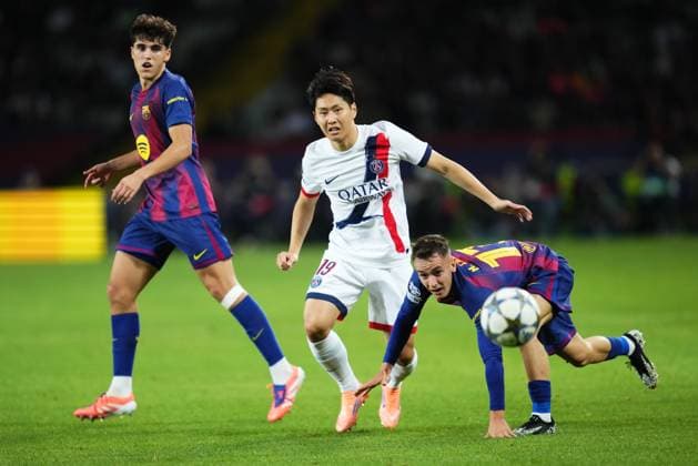 UEFA Champions League match, between FC Barcelona, Barca and Paris Saint Germain PSG, Lluis Companys Stadium on October 1, 2025 in Barcelona, Spain. (Photo by Bagu Blanco PRESSIN).. Copyright: xBaguxBlancox xPRESSINx