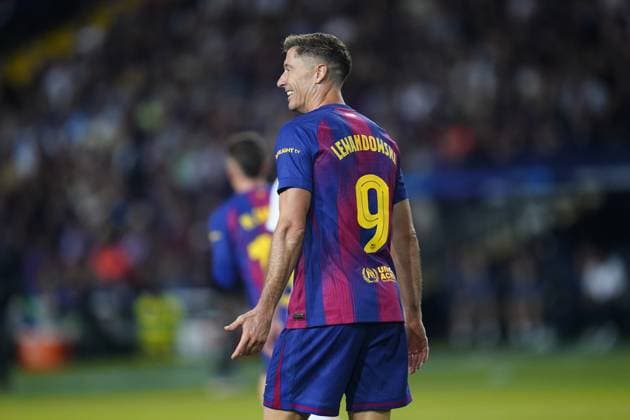 UEFA Champions League match, between FC Barcelona, Barca and Paris Saint Germain PSG, Lluis Companys Stadium on October 1, 2025 in Barcelona, Spain. (Photo by Bagu Blanco PRESSIN).. Copyright: xBaguxBlancox xPRESSINx