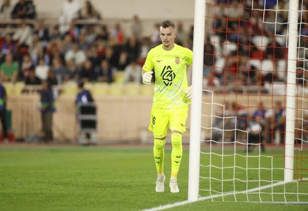 CALCIO - UEFA Champions League - AS Monaco vs Manchester City Philip Kohn of AS Monaco during the Uefa Champions League 2025-2026 season, football match between AS Monaco and Manchester City FC on 01 October 2025, at Stade Louis II, Monaco, France. Photo Nderim Kaceli Monaco  Copyright: xIPAxSport ABACAx