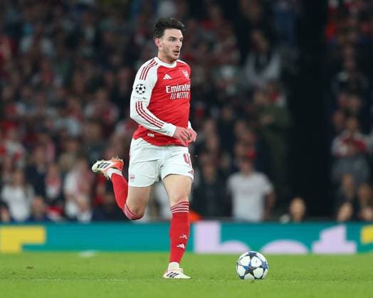 London, England, October 01 2025: Declan Rice (41 Arsenal) during the UEFA Champions League game between Arsenal and Olympiacos at Emirates Stadium in London, England. (Photo by Jay Patel Sports Press Photo SPP) Copyright: xJayxPatel SportsxPressxPhoto SPPx Sportspressphoto_SPR35955