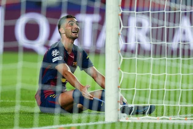 FC Barcelona, Barca v PARIS SAINT-GERMAIN OLIMPIC STADIUM LLUIS COMPANYS. MONTJUIC,BARCELONA. October 1,2025 FC BARCELONA vs PARIS SAINT-GERMAIN October 1,2025 Ferran Torres (7) of FC Barcelona reacts during the soccer match corresponding to the second match of the group stage of the UEFA Champions League between FC Barcelona and Paris Saint-Germain at Olimpic Stadium Lluis Companys of MontjuÃ¯c in Barcelona, Spain. Barcelona ESP Copyright: xS.xRosx