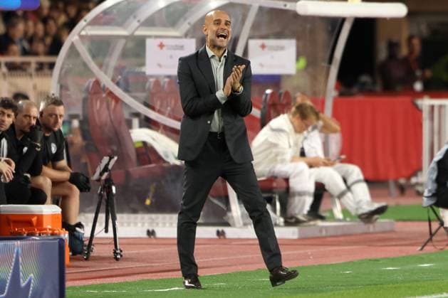 JOSEP PEP GUARDIOLA, Manchester City, Champions League, 2025-26, Monaco vs Manchester City 2-2, 01-10-2025, Azione, Action, Single shot CHAMPIONS LEAGUE 2025-26 MONACO-MANCHESTER CITY 2-2