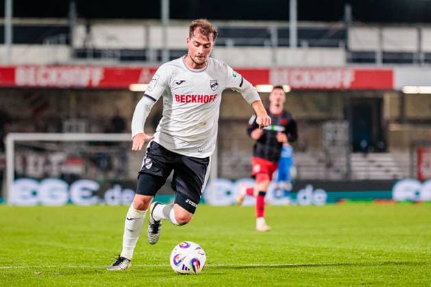 Yari Otto SC Verl, 28 GER, SC Verl vs FC Ingolstadt 04, Football, 3 Liga, Matchday 9, Season 2025 2026, 01 10 2025 GER, SC Verl vs FC Ingolstadt 04, Football, 3 Liga, Matchday 9, Season 2025 2026, 01 10 2025 Verl Copyright: xEibner-Pressefoto JanxRollingerx EP_JSK