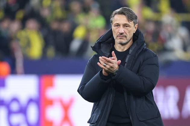 UEFA Champions League Borussia Dortmund Athletic Bilbao on 01 10 2025 at Signal Iduna Park in Dortmund Coach Niko Kovac Dortmund is satisfied, claps, claps, applauds, applauds MH