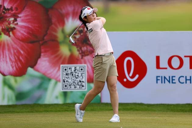 October 1, 2025 - Soyoung Lee tees off during the first round of the 2025 LOTTE Championship Presented By Hoakalei at Hoakalei Country Club in Ewa Beach, HI - CSM Ewa Beach USA - ZUMAc04_ 20251001_zma_c04_266 Copyright: xAndrewxLeex