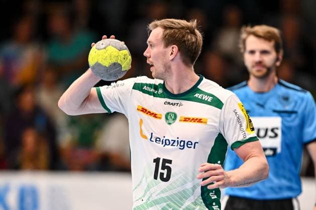 Goeppingen, Deutschland, 01.10.25: Adam Lönn (SC DHfK Leipzig) in Aktion, am Ball, Einzelaktion waehrend des DHB Pokal 2 Runde Spiels zwischen FRISCH AUF! Goeppingen vs SC DHfK Leipzig in der EWS Arena am 01. Oktober 2025 in Goeppingen, Deutschland. (Foto von Harry Langer DeFodi Images) Goeppingen, Germany, 01.10.25: Adam Lönn (SC DHfK Leipzig) controls the Ball during the DHB Pokal 2 Runde match between FRISCH AUF! Goeppingen vs SC DHfK Leipzig at EWS Arena on October 1, 2025 in Goeppingen, Germany. (Photo by Harry Langer DeFodi Images) (Photo by Harry Langer DeFodi Images) Goeppingen, Germany, 01 10 25 Adam Lönn SC DHfK Leipzig in action, on the ball, single action during the DHB Pokal 2 round match between FRISCH AUF Goeppingen vs SC DHfK Leipzig at EWS Arena on October 01, 2025 in Goeppingen, Germany Photo by Harry Langer DeFodi Images Goeppingen, Germany, 01 10 25 Adam Lönn SC DHfK Leipzig controls the Ball during the DHB Pokal 2 Runde match between FRISCH AUF Goeppingen vs SC DHfK Leipzig at EWS Arena on October 1, 2025 in Goeppingen, Germany Photo by Harry Langer DeFodi Images Photo by Harry Langer DeFodi Images