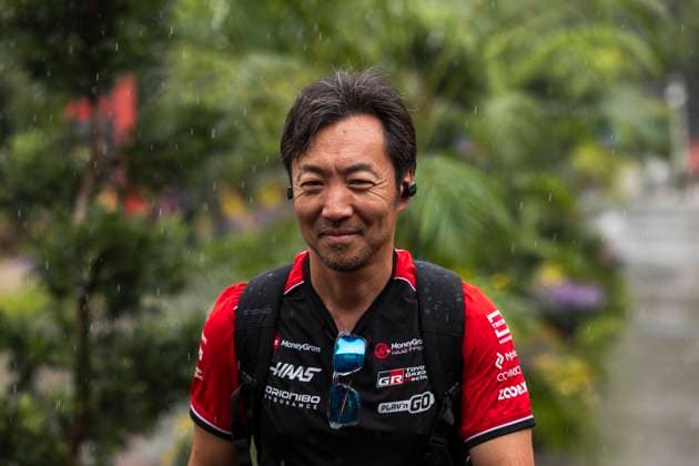 Formula 1 Singapore Airlines Singapore Grand Prix 2025 Alexis Perrin OVERTAKE MAXPPP - Singapore 02 10 2025 KOMATSU Ayao (jpn), Haas F1 Team, team principal, portrait at the Formula 1 Singapore Airlines Singapore Grand Prix 2025, the 18th round of the 2025 FIA Formula 1 World Championship, WM, Weltmeisterschaft at the Marina Bay Street Circuit in Singapore, Singapore, from 2 to 5 October 2025 Singapore Marina Bay Street Circuit Singapore  Copyright: xOVERTAKE MAXPPPxAlexisxPerrinx OVT202510024434 OVT202510024434