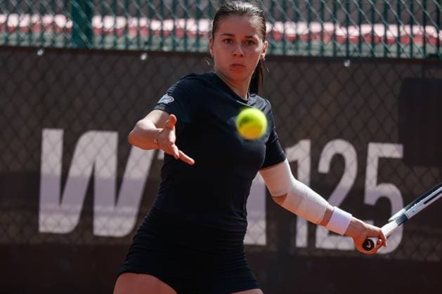 Maja Chwalinska during the Internazionali di Calabria 2025 WTA, Tennis Damen 125 tennis match at Chiappetta Village, Rende (Cosenza), Italy.  Copyright: xFrancescoxFarina IPAxSportx xipa-agency.netx xx IPA_66042742 IPA_Agency_IPA66042742