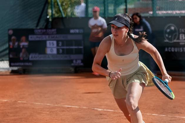 Double Leonie Kung and Tiphanie Lemaitre vs Amina Anshba and Madeleine Brooks during the Internazionali di Calabria 2025 WTA, Tennis Damen 125 tennis match at Chiappetta Village, Rende (Cosenza), Italy.  Copyright: xFrancescoxFarina IPAxSportx xipa-agency.netx xx IPA_66046386 IPA_Agency_IPA66046386