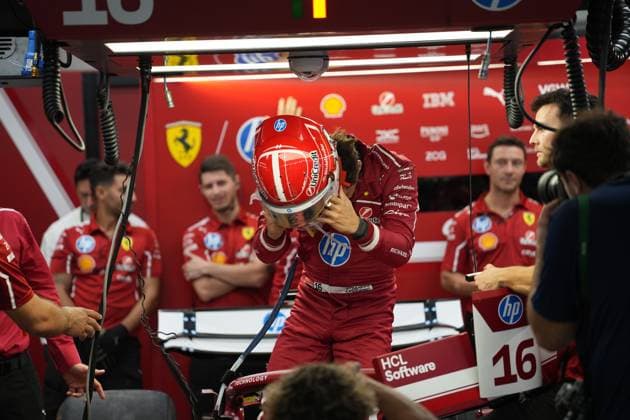 FORMULA 1 SINGAPORE AIRLINES SINGAPORE GRAND PRIX 2025 02 10 2025, Marina Bay Street Circuit, Singapore, FORMULA 1 SINGAPORE AIRLINES SINGAPORE GRAND PRIX 2025 , pictured Charles Leclerc MCO , Scuderia Ferrari HP nordphotoxGmbHx xBratic nph00250