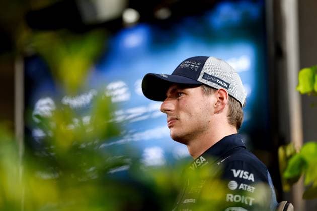 F1 - SINGAPORE GRAND PRIX 2025 VERSTAPPEN Max (ned), Red Bull Racing RB21, portrait during the 2025 Formula 1 Singapore Grand Prix, 18th round of the 2025 FIA Formula One World Championship, WM, Weltmeisterschaft from October 3 to 5, 2025 on the Marina Bay Street Circuit, in Singapore - SingaporeSingapore  Copyright: xDPPIx