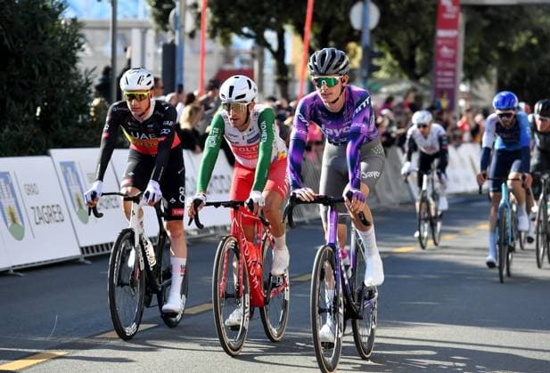 Croatia, Rijeka, 021025. Gat Karolina Rijeka. Completion of the 3rd stage of the Cro Race 2025 cycling race at Karoline Rijeka Pier. In the photo: the end of the 3rd stage. Photo: Damir Skomrlj CROPIX Copyright: xxDamirxSkomrljx cro_race_rijeka4-021025